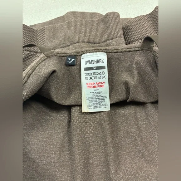 Gymshark Vital Seamless Midi Tank in Chocolate Brown Size Medium - Picture 4 of 7